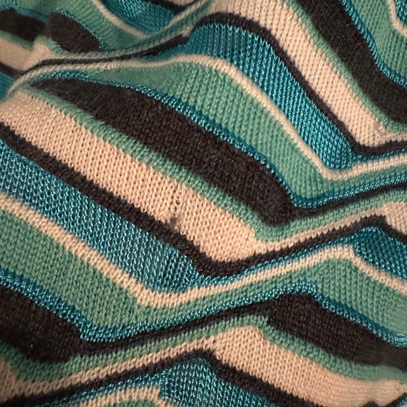 SHORT MISSONI DRESS IN MERINO WOOL AND VISCOSE - Picture 6 of 7